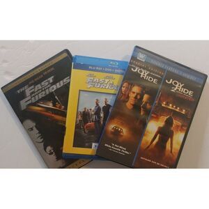 Lot Of 4 DVD Movies 'With The Late Paul WALKER  RacingCars, Horror, Action #DVD1